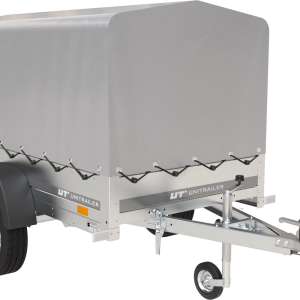 Remorque 750 kg 201 KIPP – 200x125 cm avec bâche haute et arceau