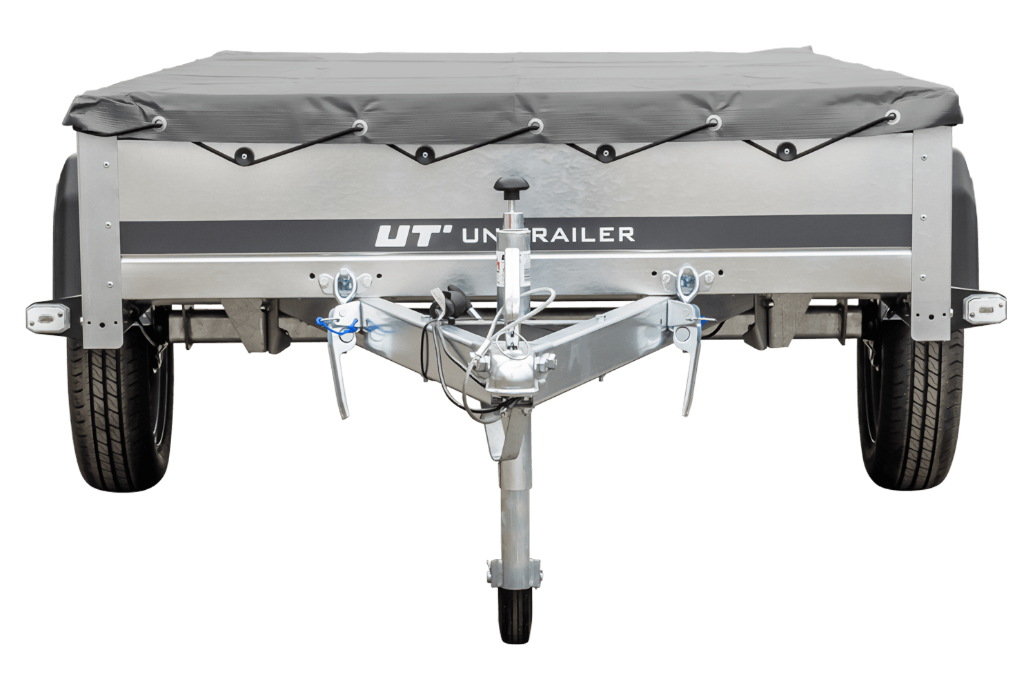Remorque galvanisée 230x125 Garden Trailer 230 KIPP avec bâche et roue jockey – Image 4