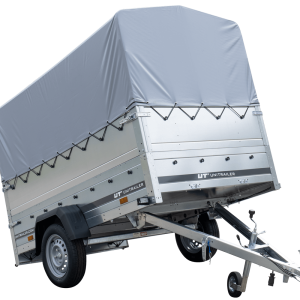 Remorque haute 230x125 Garden Trailer 230 KIPP avec rehausses et bâche haute