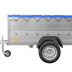 Remorque neuve 200x106 Garden Trailer 200 KIPP avec bâche plate, rehausses et roue jockey