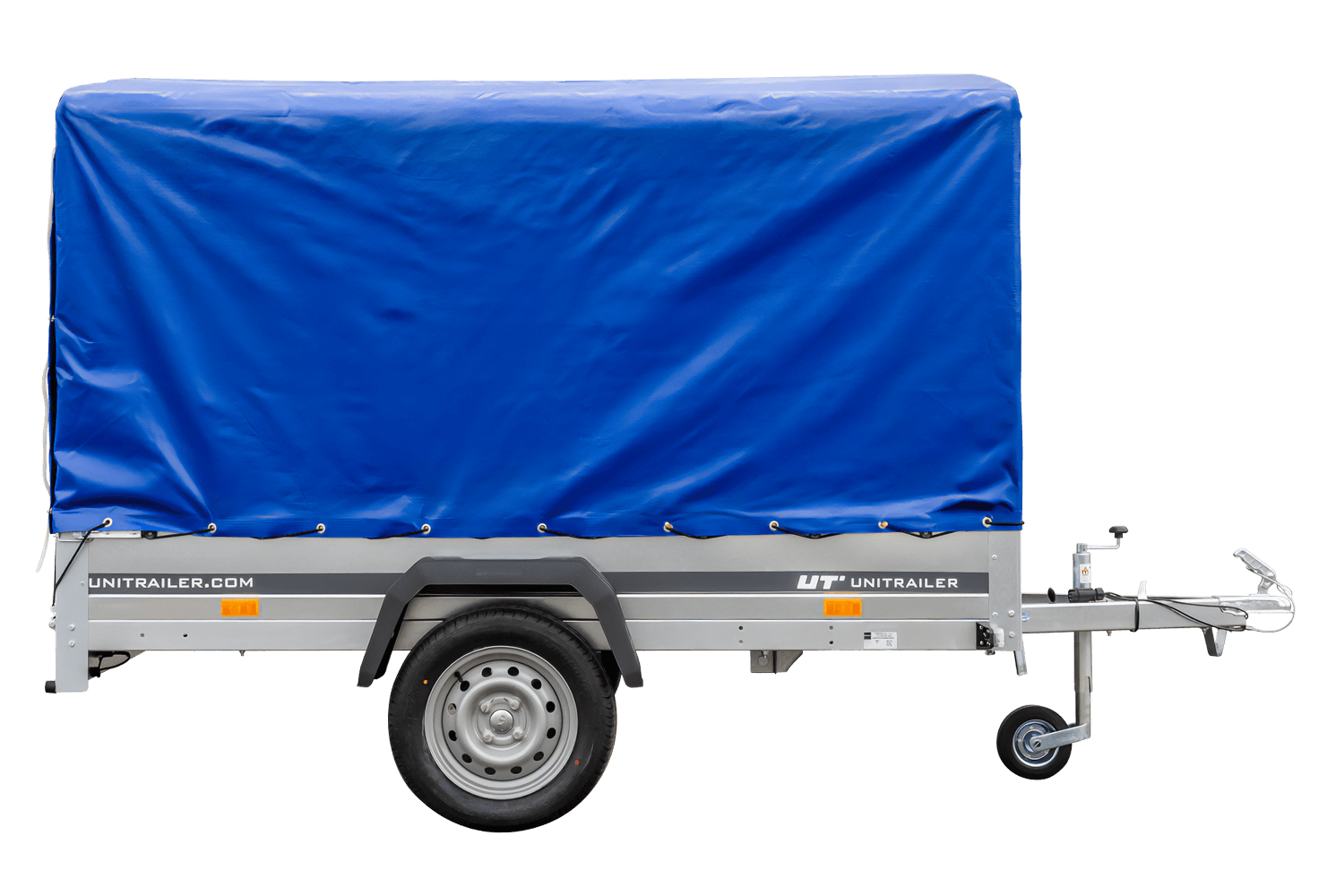 Remorque 230x125 Garden Trailer 230 KIPP avec bâche haute et roue jockey – Image 4