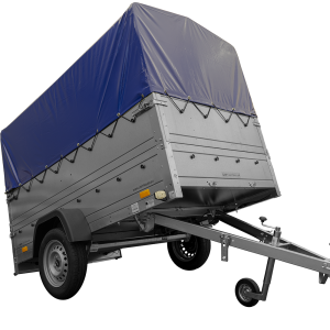 Remorque sans frein 230x125 Garden Trailer 230 KIPP avec bâche haute et rehausses
