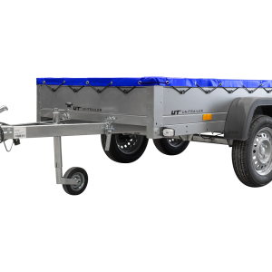 Unitrailer 264/2 KIPP avec roue jockey et bâche bleue