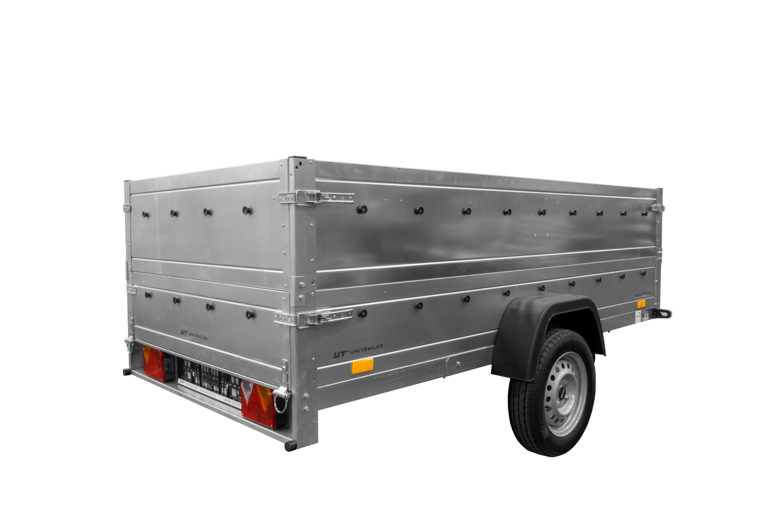 Unitrailer Remorque de Jardin 264 KIPP (Neuve) avec roue jockey et planches BIS – Image 4