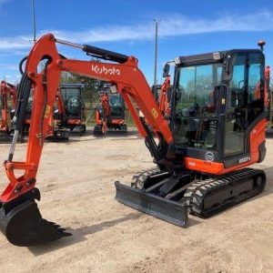 Kubota KX027-4 + 3 GODETS