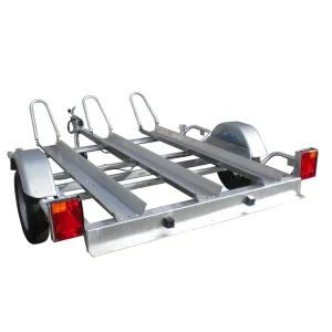Porte-Motos 39420 Lider 3 Rails – Capacité 2 Motos – PTAC 500 Kg.