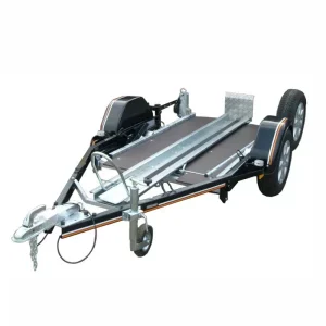 Remorque Porte-Moto Basculante KXL175 – Jantes Alu Design – PTAC 650 Kg.