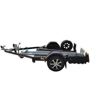 Remorque Porte-Moto Basculante KXL175 – Jantes Alu Noires – PTAC 650 Kg.
